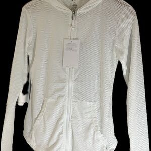 Buffbunny Hooded Zip Jacket Perforated Mesh